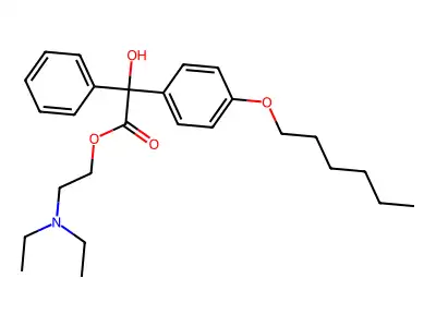 3-(Diethylamino)propyl 4-butoxybenzoate structure