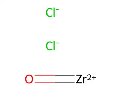 Zirconium dichloride oxide structure