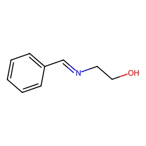 2-[(Phenylmethylene)amino]ethanol structure