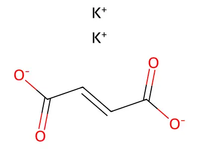Dipotassium;but-2-enedioate structure