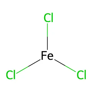Iron chloride (FeCl3) structure
