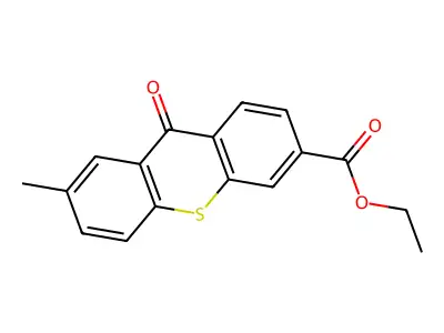 ethyl 7-methyl-9-oxo-9H-thioxanthene-3-carboxylate structure