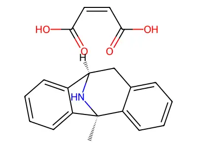 (+)-MK 801 Maleate structure