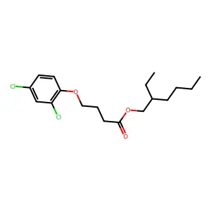2-Ethylhexyl 4-(2,4-dichlorophenoxy)butanoate structure