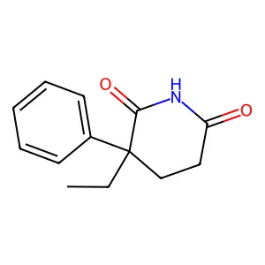 Glutethimide structure