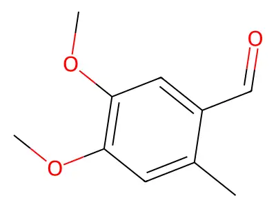 4,5-Dimethoxy-2-methylbenzaldehyde structure