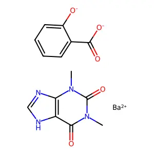 C14H12BaN4O5 structure