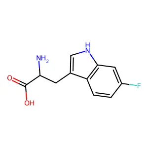 6-Fluorotryptophan, DL- structure