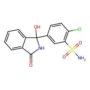 Chlorthalidone structure