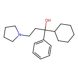 Procyclidine structure