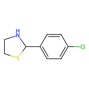 2-(4-Chlorophenyl)thiazolidine structure