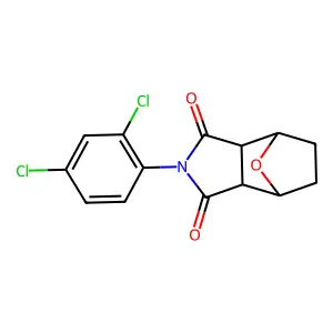 2-(2,4-Dichlorophenyl)hexahydro-1H-4,7-epoxyisoindole-1,3(2H)-dione structure