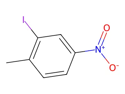 2-Iodo-4-nitrotoluene structure