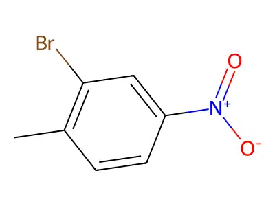 2-Bromo-4-nitrotoluene structure