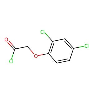 (2,4-Dichlorophenoxy)acetyl chloride structure