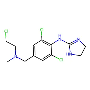 Chloroethylclonidine structure