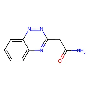2-(1,2,4-Benzotriazin-3-yl)ethanimidic acid structure