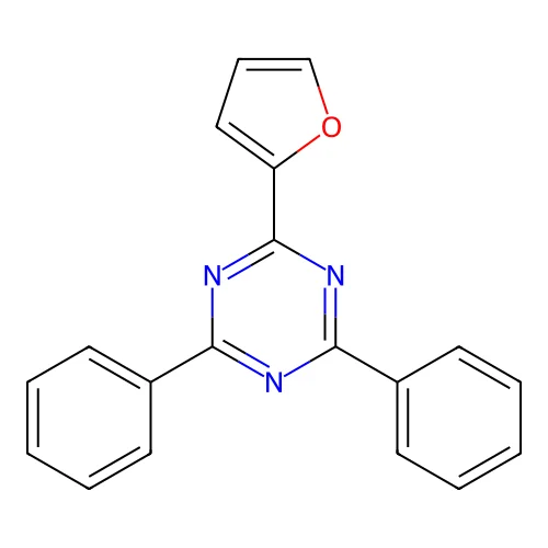 2-(2-Furyl)-4,6-diphenyl-1,3,5-triazine structure