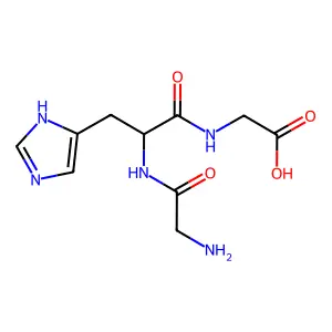 Glycyl-histidyl-glycine structure
