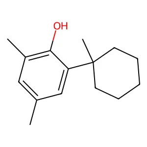 6-(1-Methylcyclohexyl)-2,4-xylenol structure