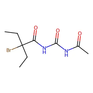 Acecarbromal structure