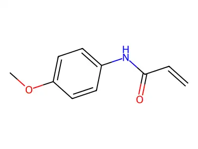 N-(4-methoxyphenyl)acrylamide structure