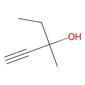 3-Methyl-1-pentyn-3-ol structure