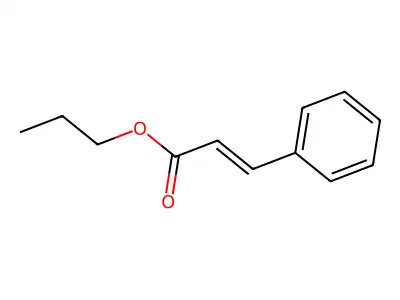 Propyl 3-phenylprop-2-enoate structure