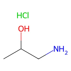 2-Propanol, 1-amino-, hydrochloride (1:1) structure