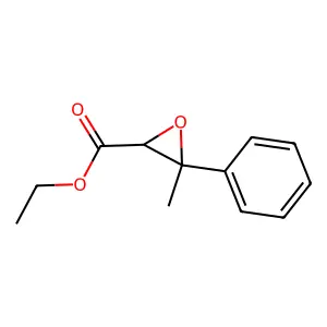 Ethyl 3-methyl-3-phenylglycidate structure