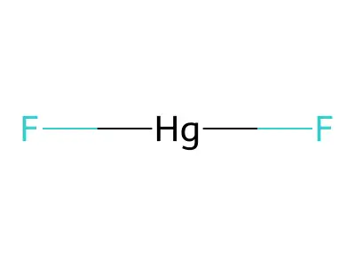 Mercury fluoride (HgF2) structure