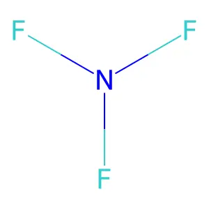 Nitrogen trifluoride structure