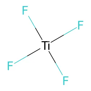 Titanium tetrafluoride structure
