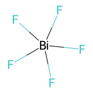 Bismuth pentafluoride structure