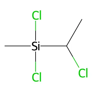 Silane, dichloro(1-chloroethyl)methyl- structure