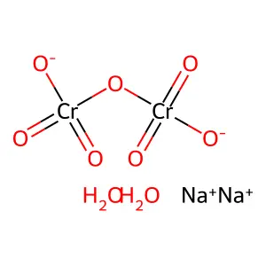 Sodium dichromate dihydrate structure