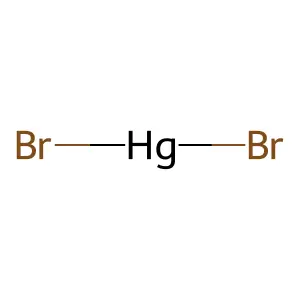 Mercury dibromide structure