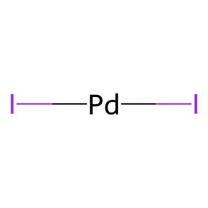 Palladium(2+);diiodide structure