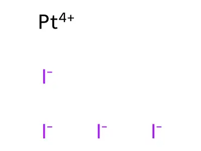 Platinum tetraiodide structure
