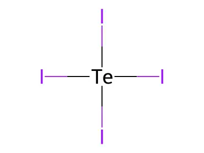 Tellurium tetraiodide structure