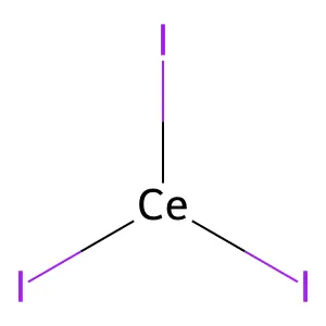 Cerous iodide structure