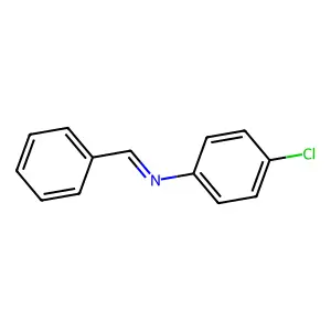 N-Benzylidene-4-chloroaniline structure