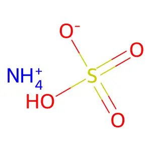 Ammonium bisulfate structure
