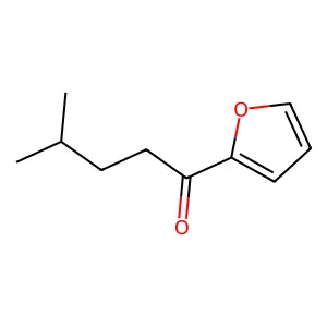 2-(4-Methyl-1-oxopentyl)furan structure