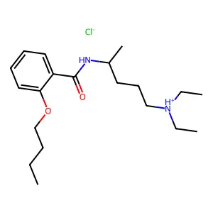 Benzamide, o-butoxy-N-(5-(diethylamino)-2-pentyl)-, hydrochloride structure