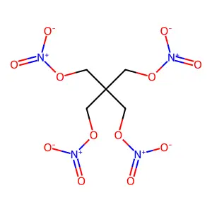 Pentaerythritol Tetranitrate structure