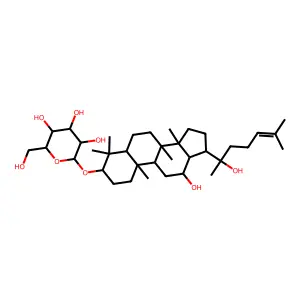 Ginsenoside Rh2 structure