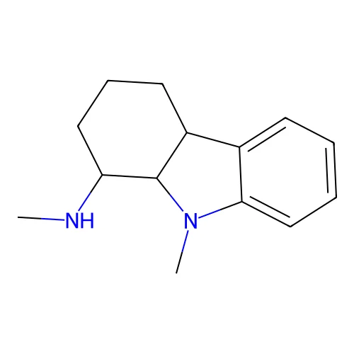 N,9-dimethyl-1,2,3,4,4a,9a-hexahydrocarbazol-1-amine structure