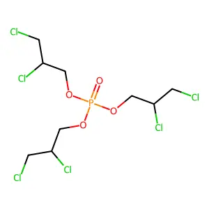 Tris(2,3-dichloropropyl) phosphate structure
