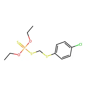 Carbophenothion structure